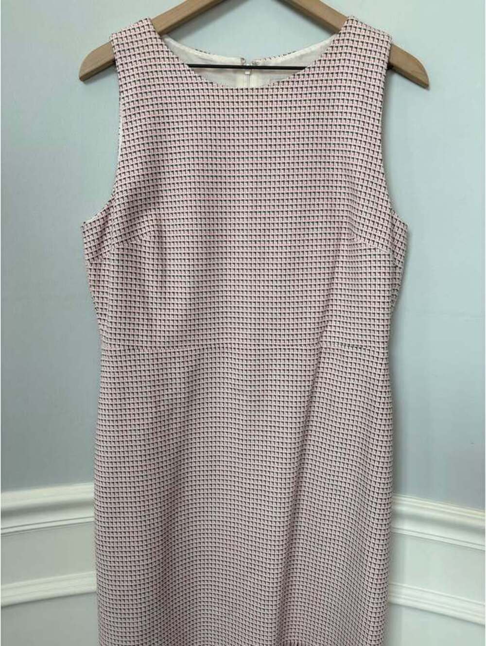 LOFT Pink Tweed Sheath Dress Size 12